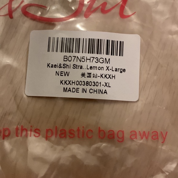 Kaei & Shi High-waisted Lemon Print Retro Bikini Bottoms NWT - Picture 3 of 5